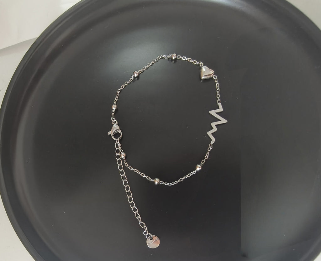 Frauen Heartbeat Charm Fußkette Shop Nory