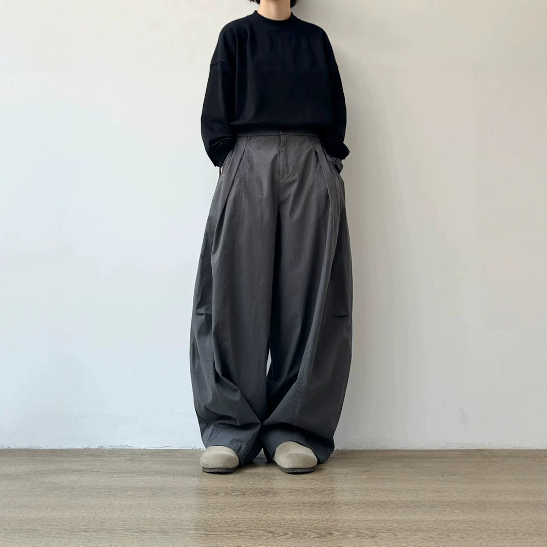 Damen Weitgeschnittene Chino-Hose Shop Nory