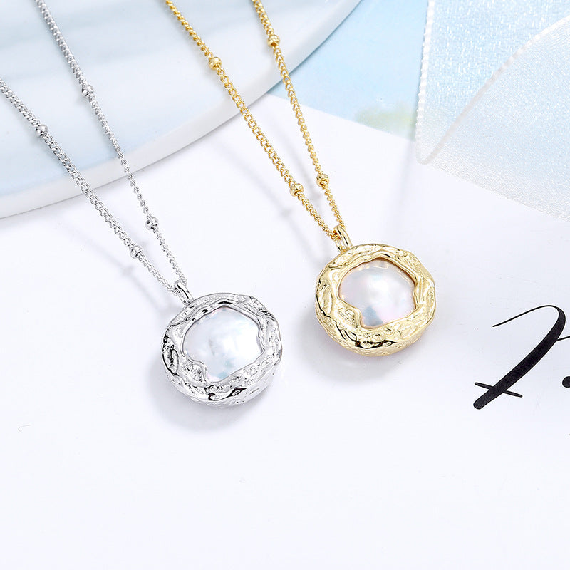 Damen Halskette mit einzigartigem Muschel-Anhänger und elegantem Design Shop Nory