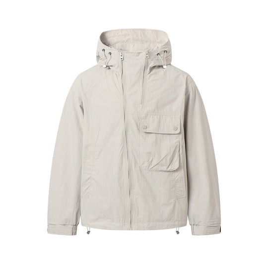 Unisex Leichte technische Kapuzenjacke im Boxy‑Schnitt mit Utility‑Taschen Shop Nory