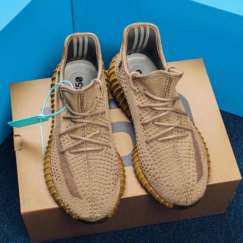 Damen Hochleistungs-Laufschuhe mit atmungsaktiver Strickoberfläche und rutschfester Sohle Shopnory