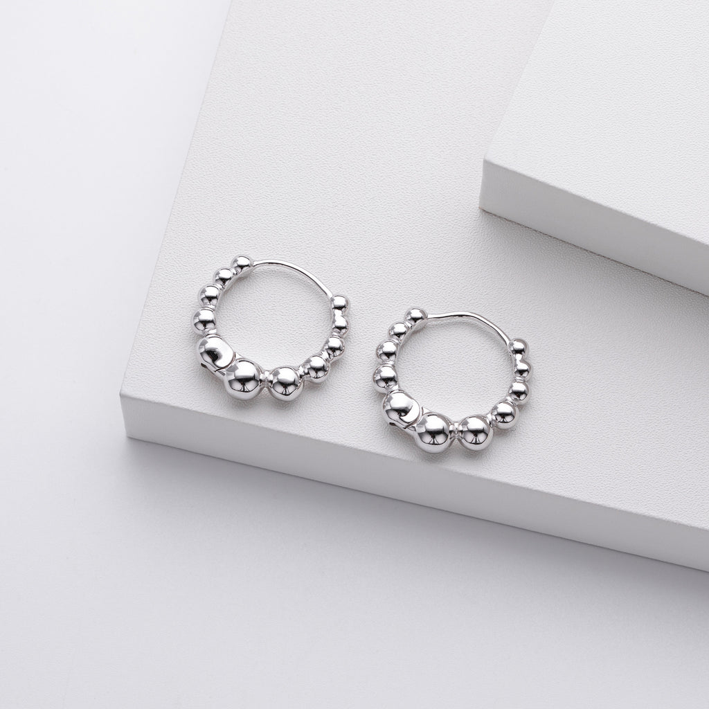 Damen Ohrhänger mit luxuriösen Perlenakzenten aus hochwertigem 925 Sterling Silber Shop Nory