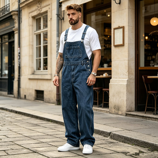 Herren Lässige Jeanslatzhose Shop Nory