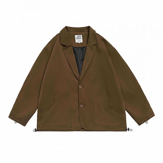 Unisex Oversize-Blazerjacke im Utility-Look mit Tunnelzug und aufgesetzten Eingrifftaschen Shop Nory