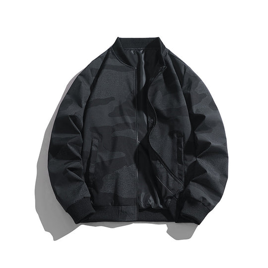 Herren Modische Bomberjacke mit Camouflage-Design Shop Nory