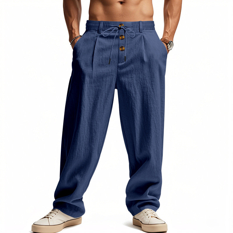 Herren Leinenhose mit Atmungsaktiv & Verstellbarer Kordelzug | ShopNory V2