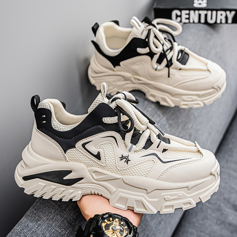 Damen sportliche Chunky Sneakers mit rutschfester Sohle und atmungsaktivem Obermaterial