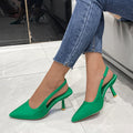 Damen Slingback Pumps Shopnory