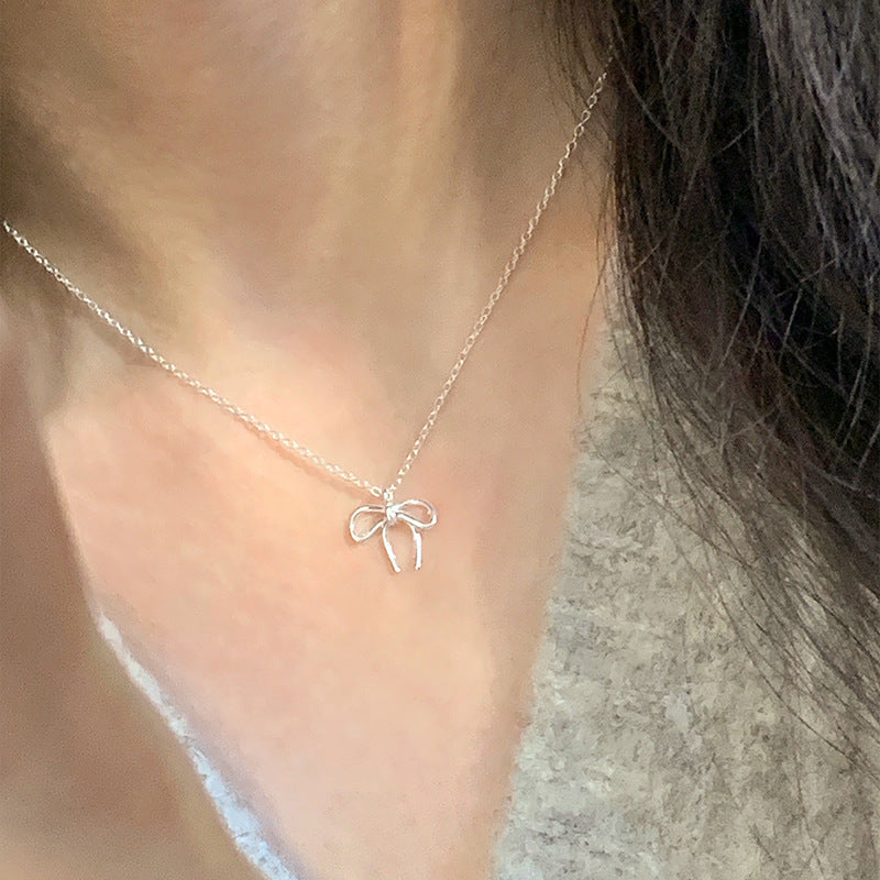 Damen Halskette mit Schleifen-Design Shop Nory