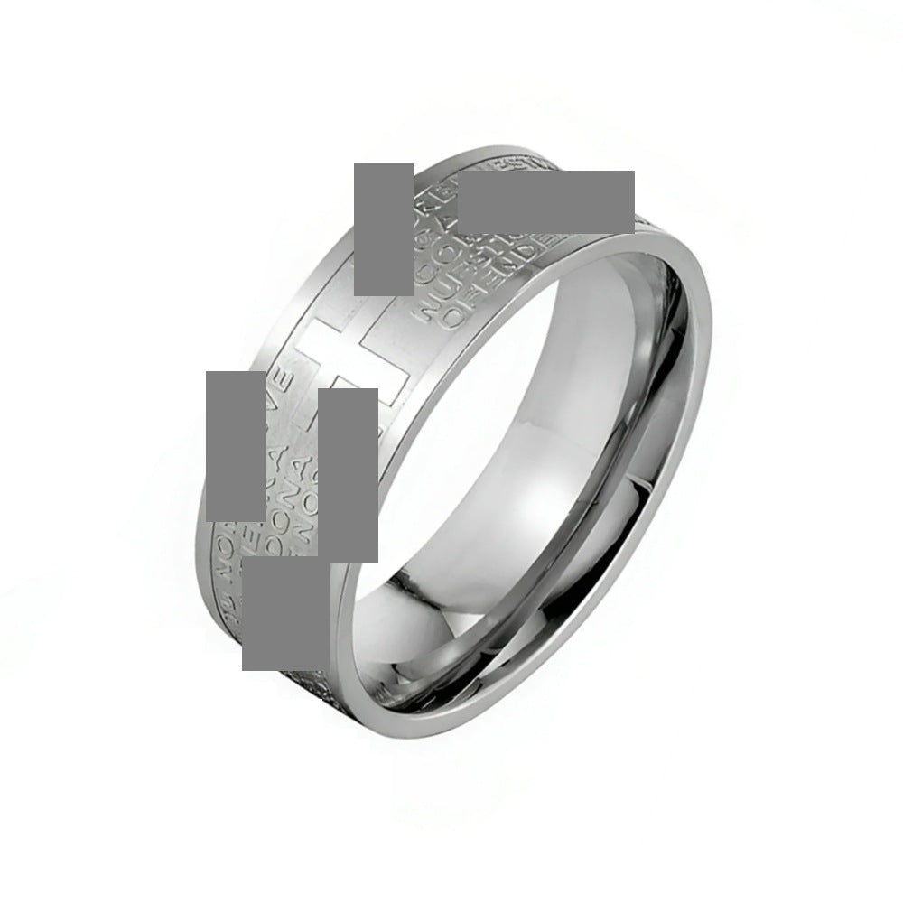 Herren Ring mit kunstvoller gravierter Oberflächenstruktur und modernem Design Shop Nory