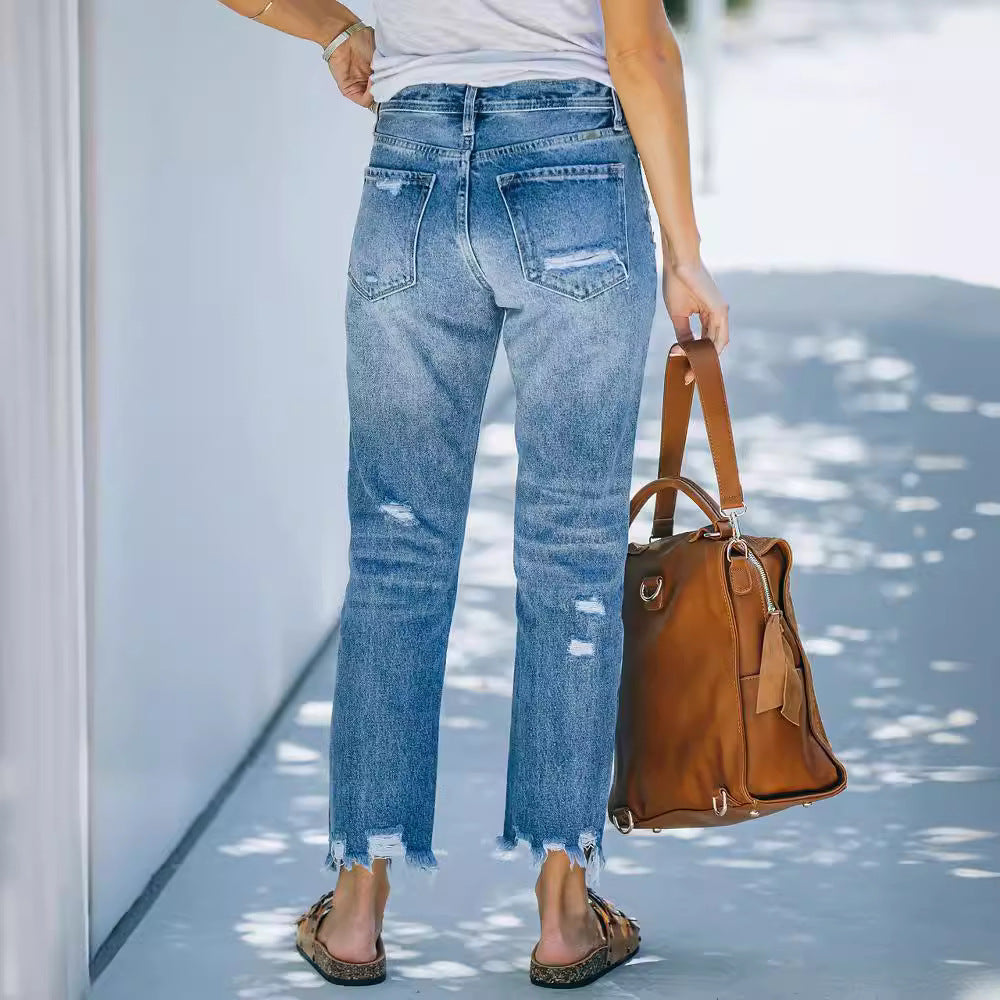 Damen Skinny High-Waist Jeans