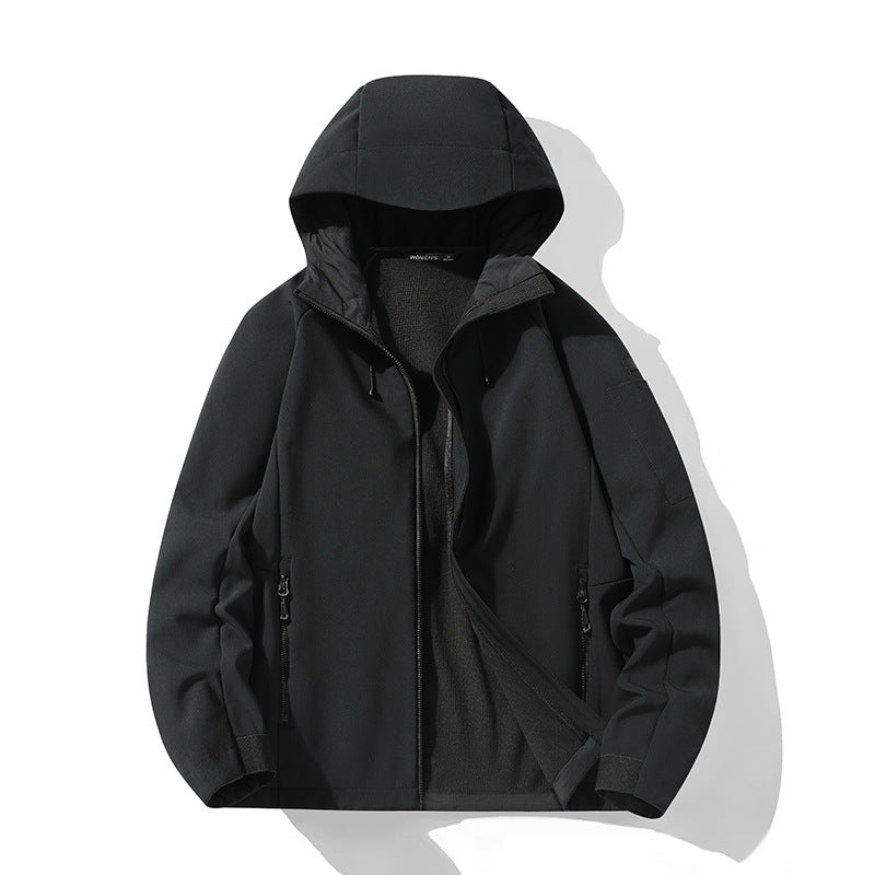 Damen Softshelljacke mit Kapuze und Fleece-Innenfutter, winddicht wasserabweisend Shop Nory