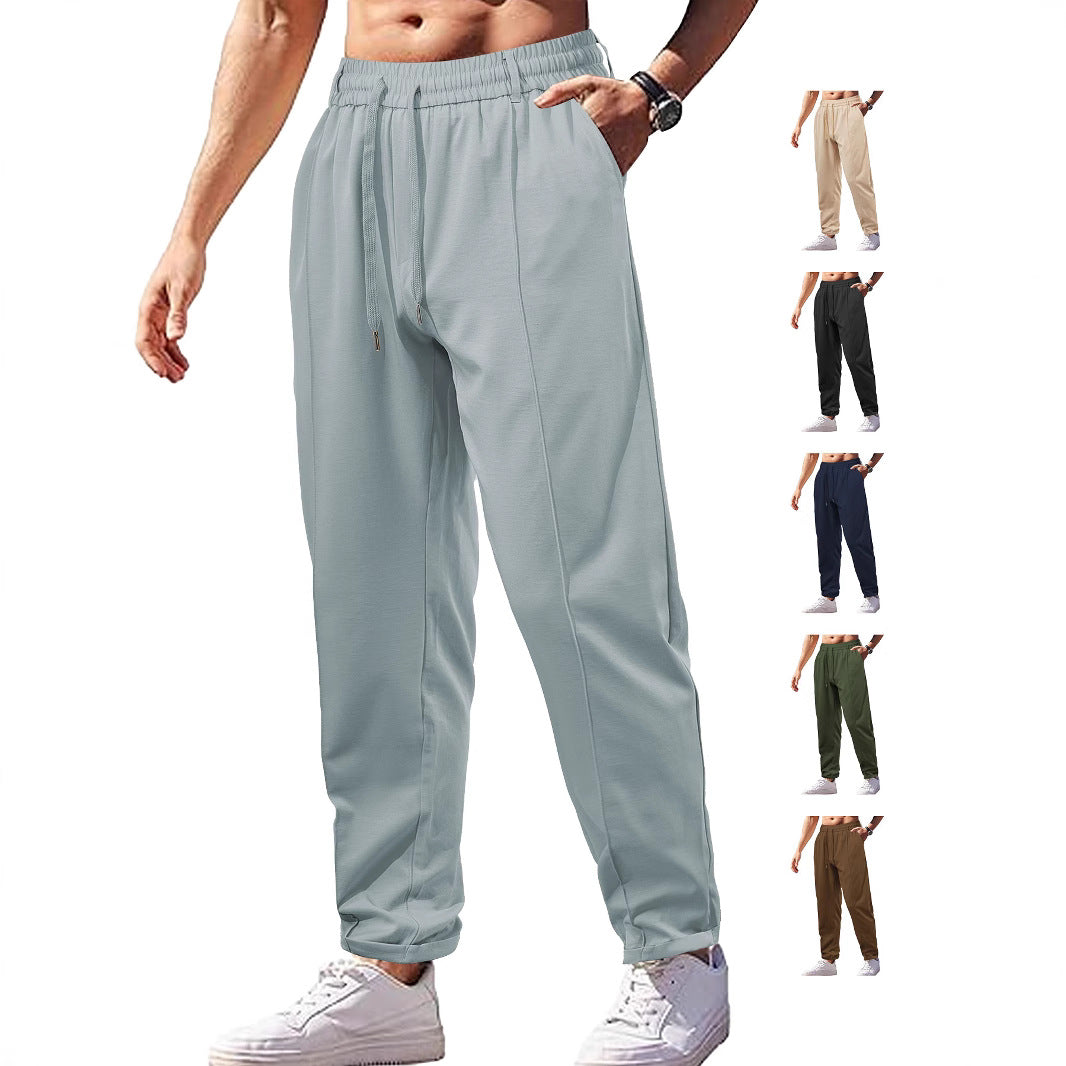 Damen Leichte Relaxhose mit elastischem Bund, geradem Schnitt & aufgesetzter Gesäßtasche Shop Nory