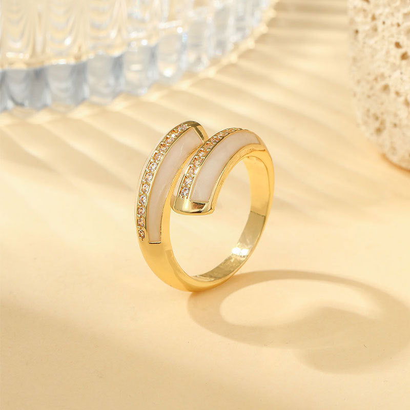Damen modischer Verlobungsring Shop Nory