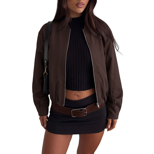 Damen Trendige Bomberjacke Shop Nory