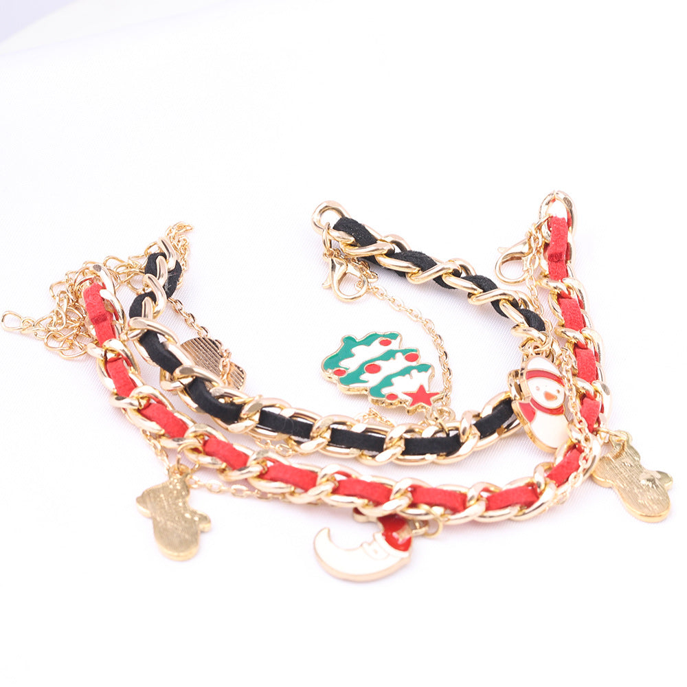 Damen Armband mit festlichen Anhängern und luxuriösem Kettendesign Shop Nory