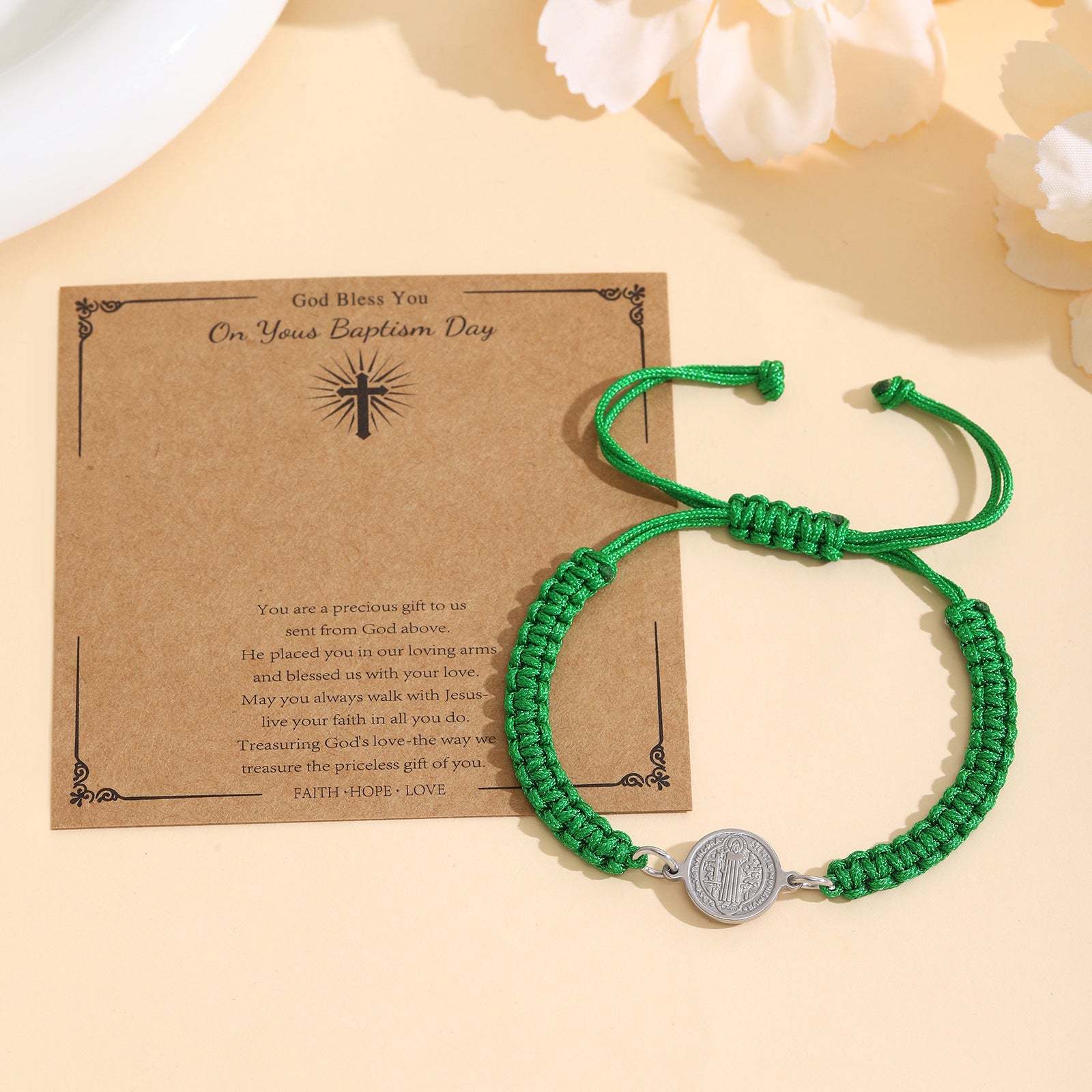 Damen Schutzamulett Armband mit verstellbarem Knoten Shop Nory