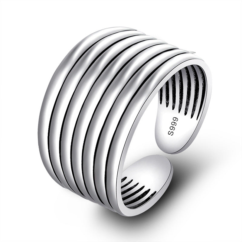 Damen Offener Ring mit kunstvollem Geldsymbol-Design Shop Nory