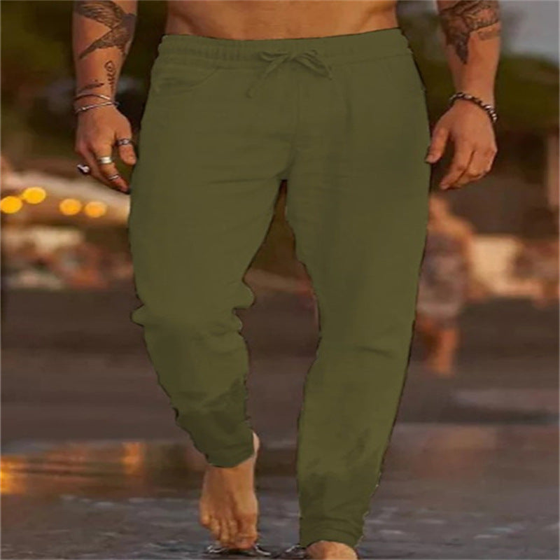Lässige Leinenhose für Herren
