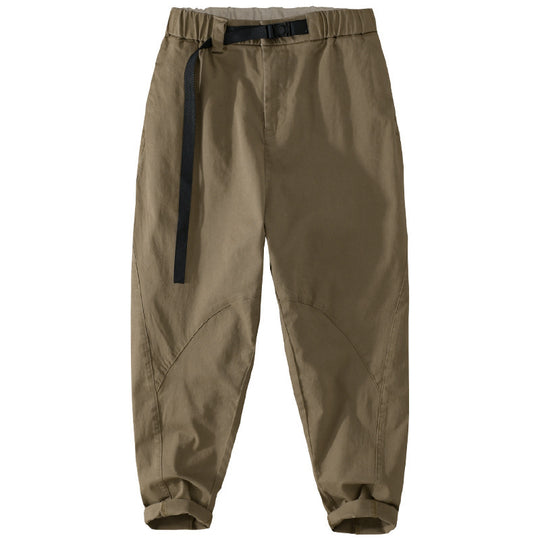 Herren Lässige Tapered‑Cargohose mit elastischem Bund und integriertem Webbing‑Gürtel Shop Nory