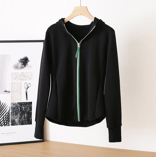 Damen Sportjacke mit Kapuze und Reißverschluss Shop Nory