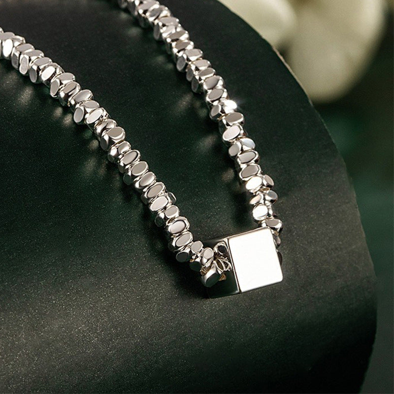 Damen elegante Halskette mit funkelnden Kristallen Shop Nory
