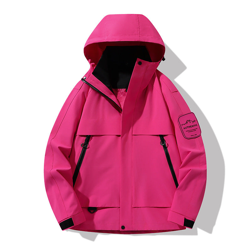 Herren multifunktionale Wasserfeste Softshell-Regenjacke mit abnehmbarer Fleece-Innenjacke Shop Nory