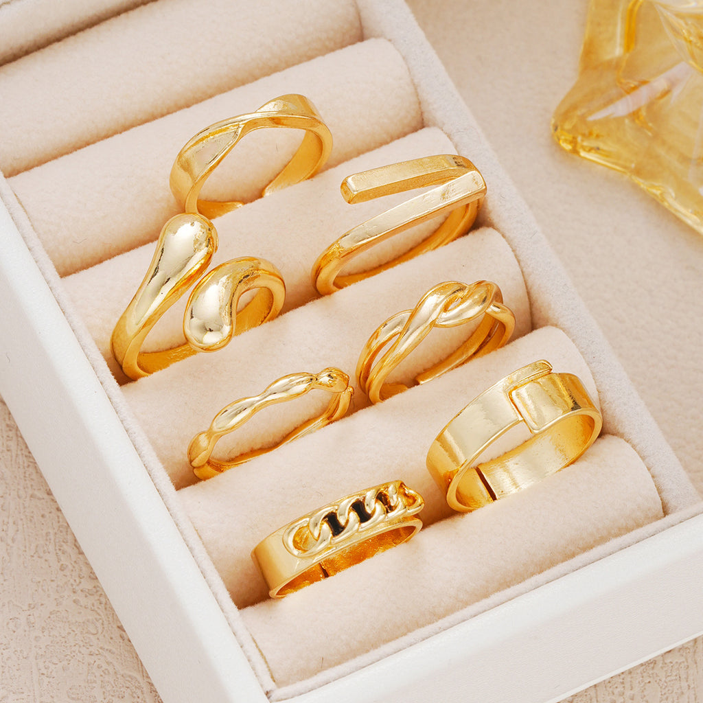 Damen Ring-Set mit kreativen und zeitgenössischen Designs Shop Nory