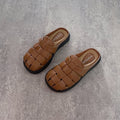 Damen Komfortable geflochtene Sandalen mit bequemer Fußbettgestaltung