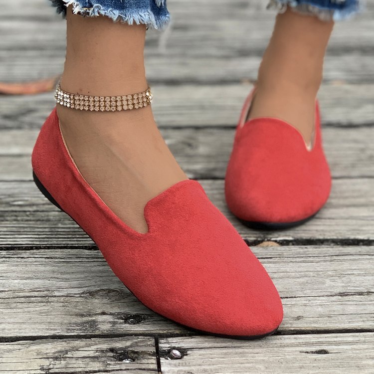 Damen Mokassins aus hochwertigem Wildleder mit elegantem Schnitt