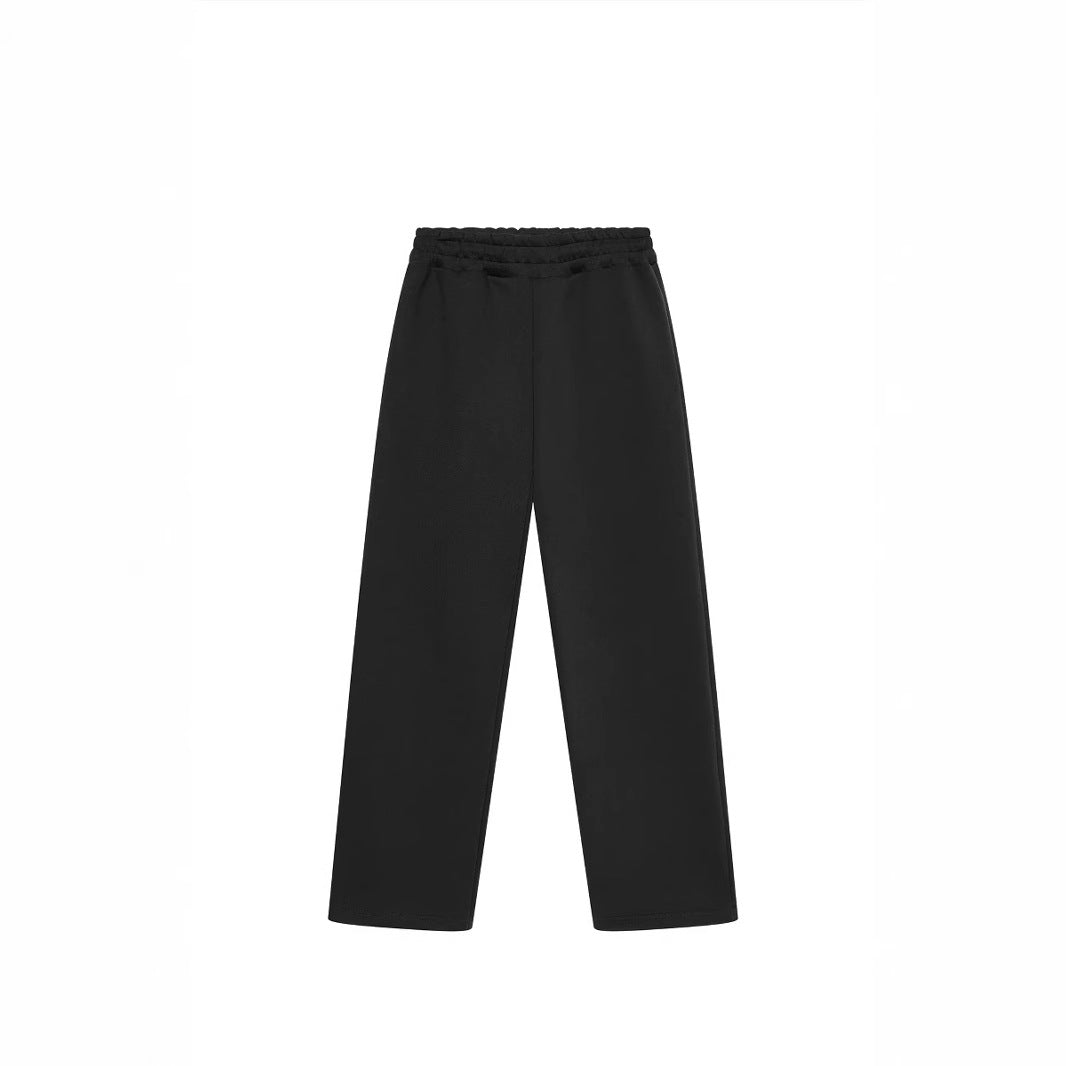 Damen nan weite High‑Waist Loungehose mit hohem Komfortbund, verdeckten Seitentaschen und geradem Bein Shop Nory