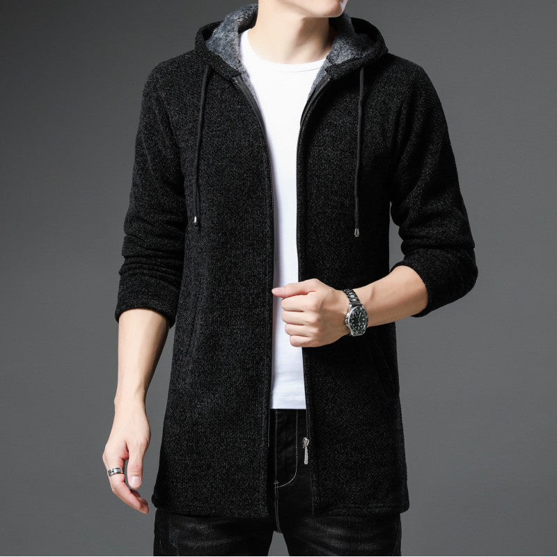 Herren urbane Freizeitjacke mit Kapuze
