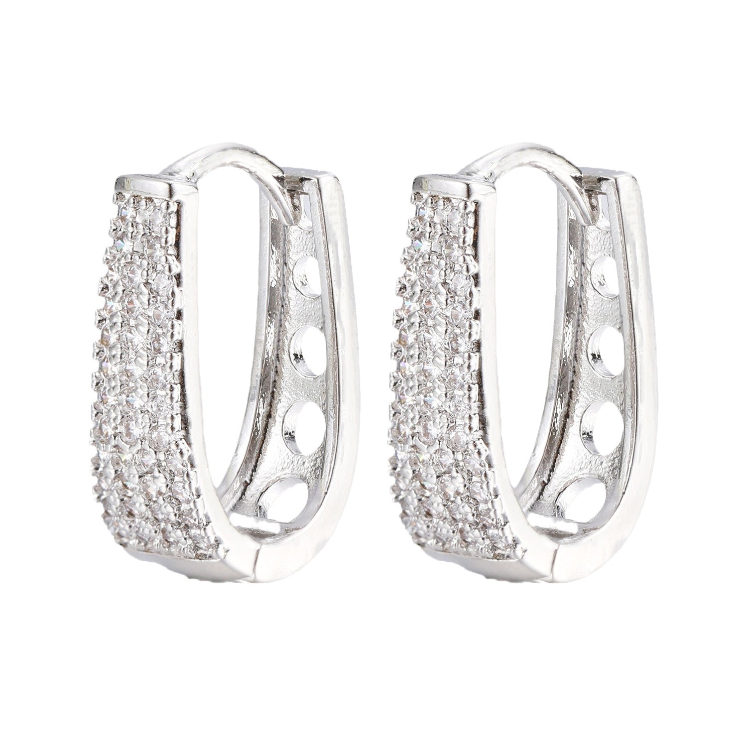 Damen Ohrringe mit funkelnden Zirkonia Shop Nory