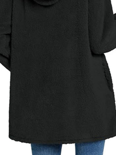Damen Kuscheliger Hoodie mit Bärenohren