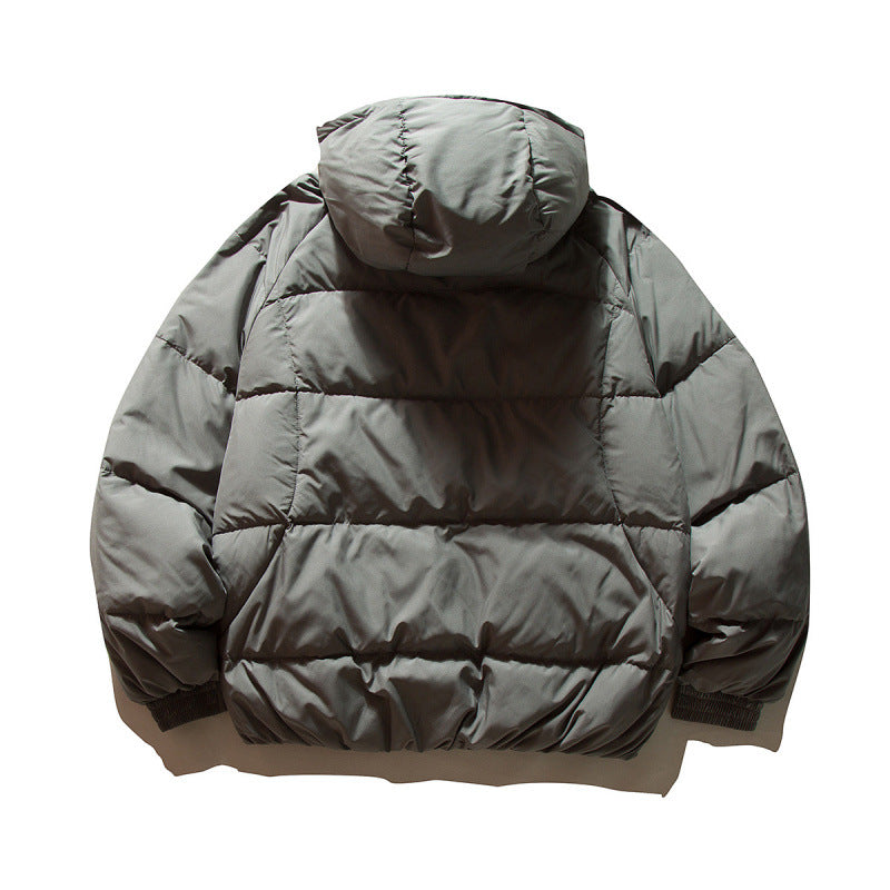 Unisex Oversize-Steppjacke im Boxy-Cut mit Kapuze und verstellbarem Saum Shop Nory