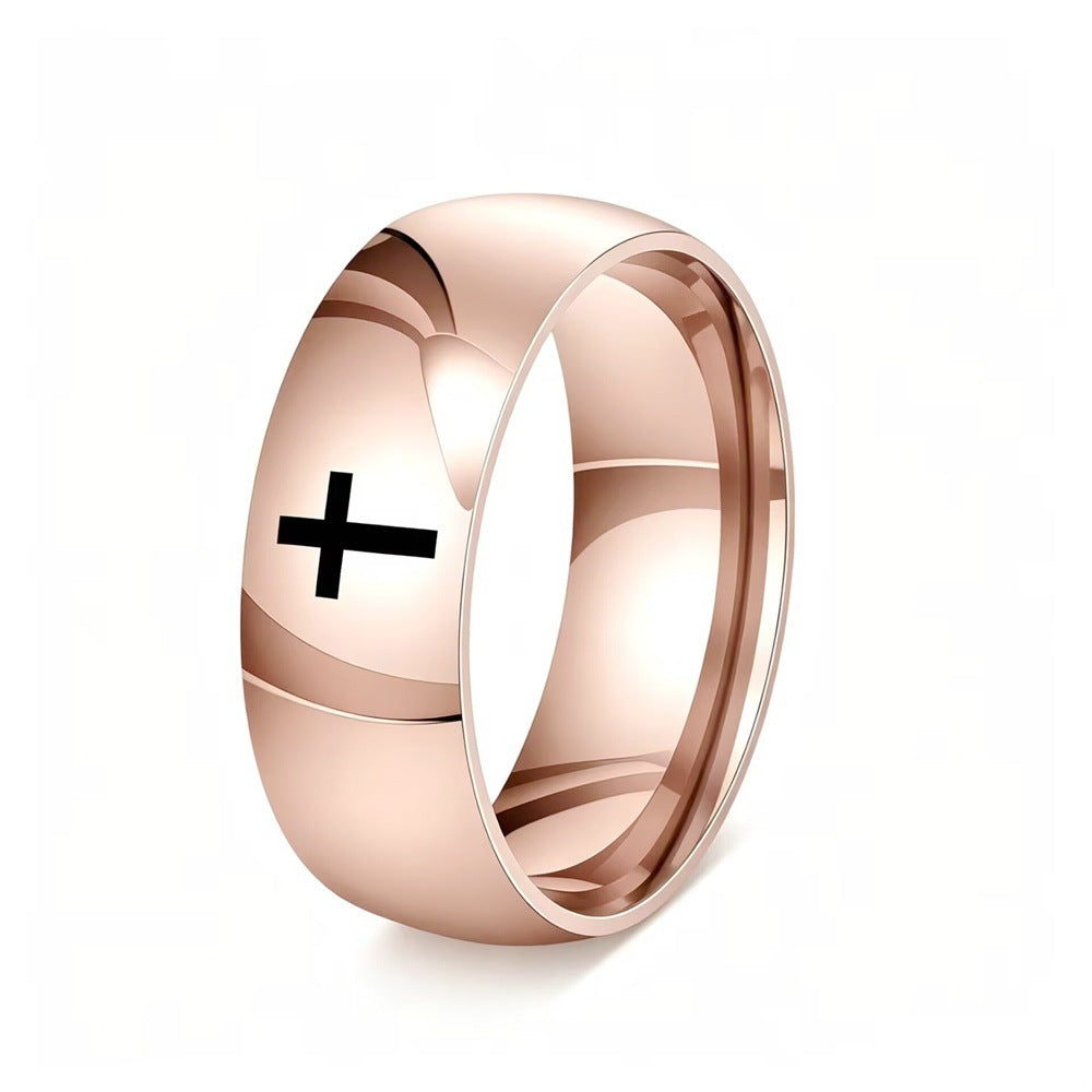 Herren Ring mit minimalistischer Plusgravur Shop Nory
