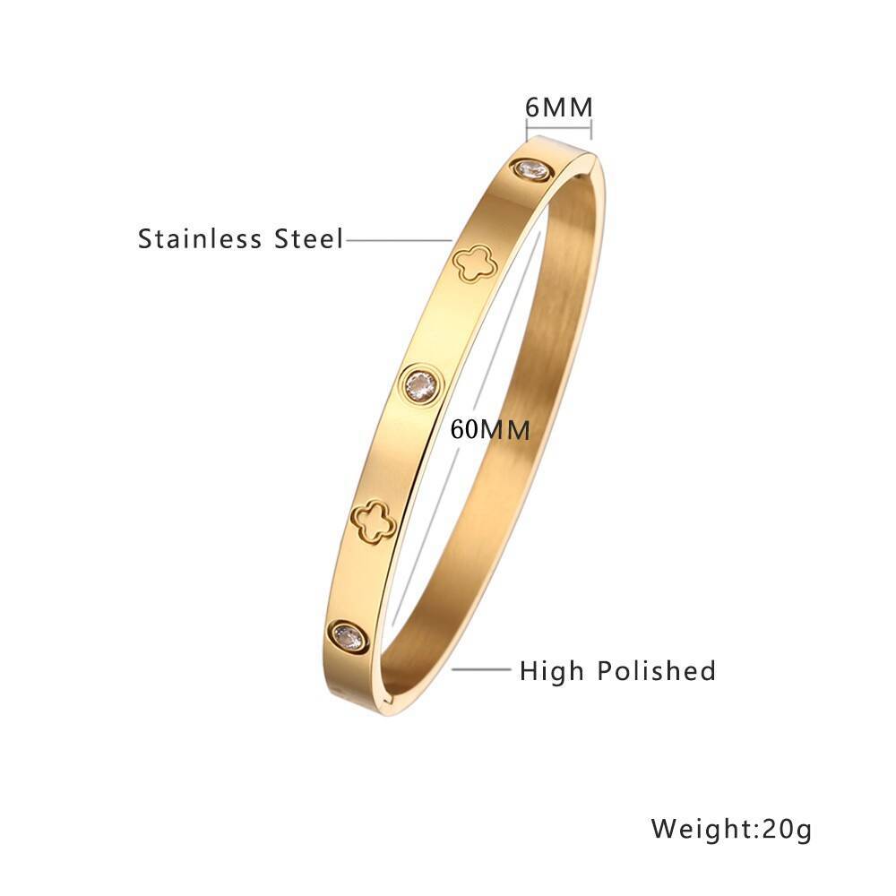 Damen Armreif mit funkelnden Zirkonia und elegantem Design Shop Nory