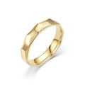 Damen facettierter Goldring Shop Nory
