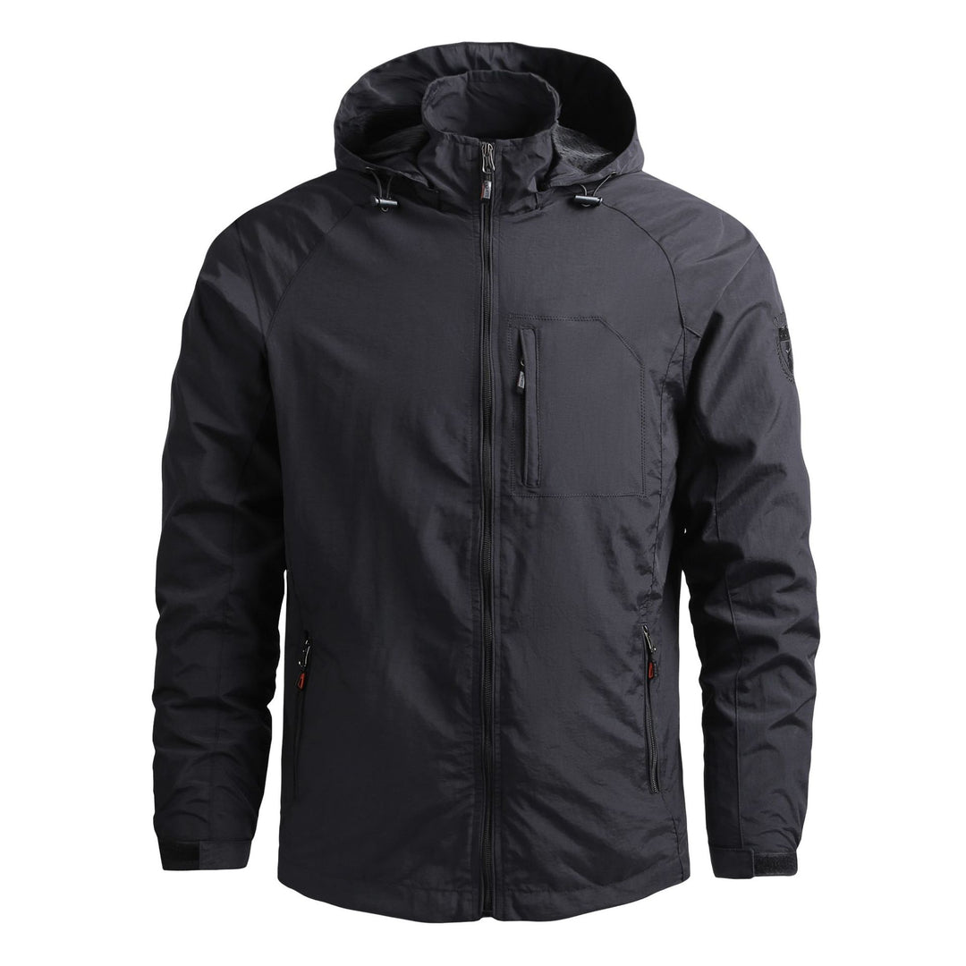 Herren Leichte Sommerjacke mit abnehmbarer Kapuze Shop Nory