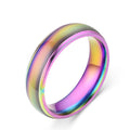Damen Ring mit schimmerndem, multicolor Oberflächenfinish Shop Nory