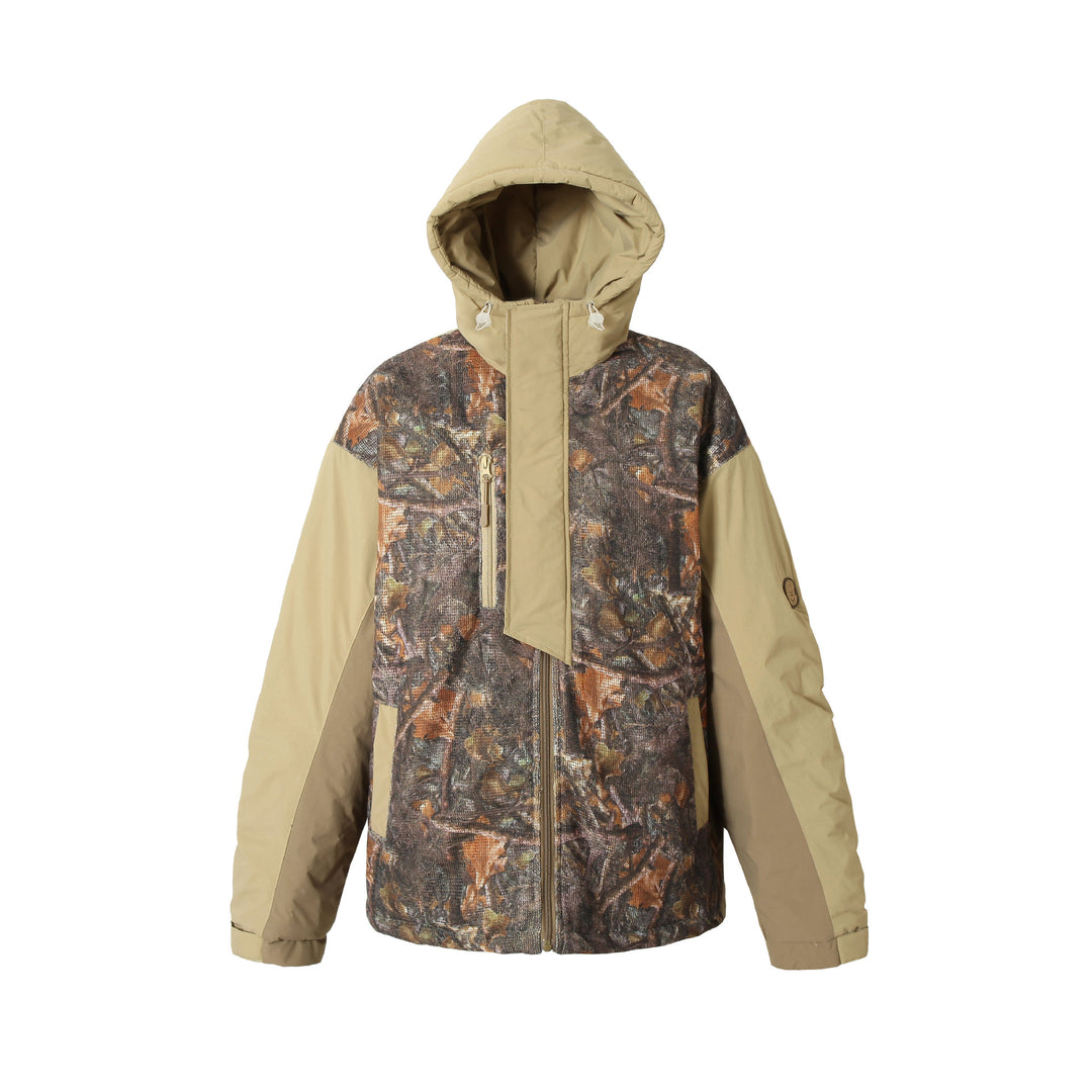 Herren wetterfeste Camouflage-Fieldjacke mit Kapuze, Thermoisolierung und Utility-Details Shop Nory