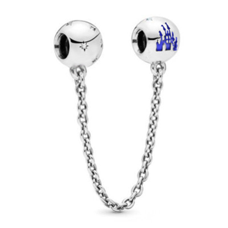Facettierter Kristall-Charme Perlenanhänger Für Charm-Armband mit Zirkonia-Einfassung