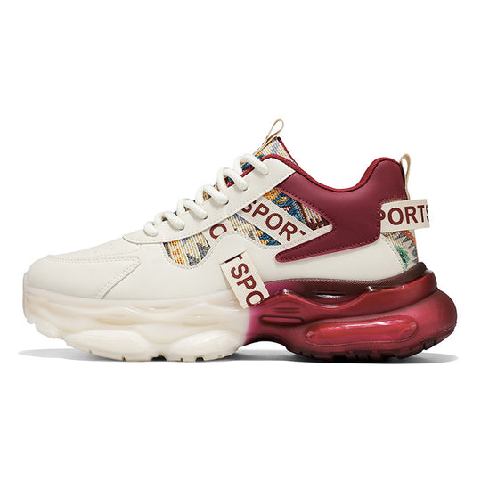 Damen Plateau-Sneaker mit voluminöser Sohle und gewebten Ethno-Details Shop Nory