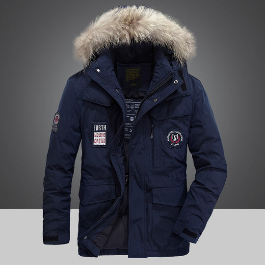 Herren Thermo-Parka mit Kapuze und Kunstfellbesatz, wasserabweisend und multifunktional Shop Nory