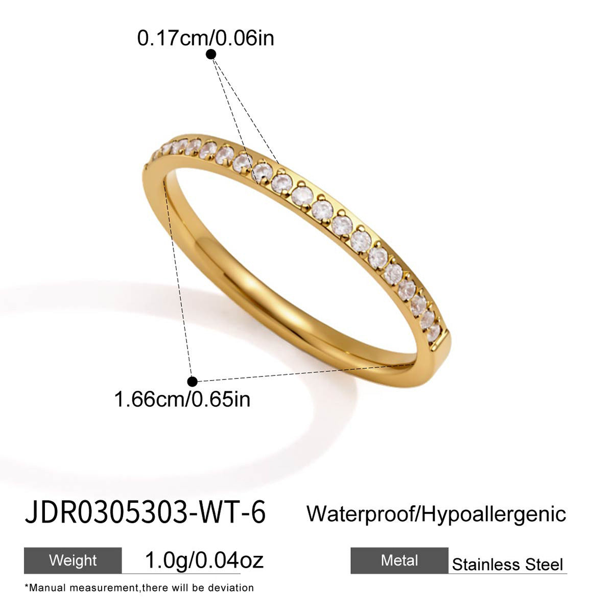 Damen eleganter Schmuckring mit strahlenden Zirkonia Shop Nory