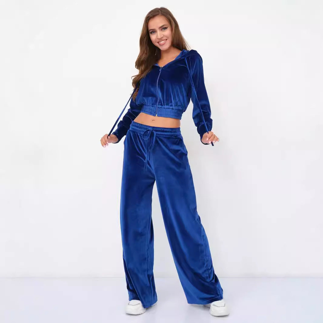 Damen Sportliches Fleece-Lounge-Set Shop Nory