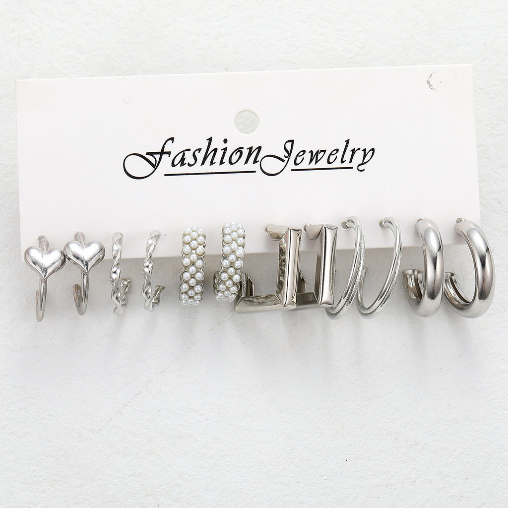 Damen Ohrstecker Set mit vielfältigen, kreativen Designs Shop Nory