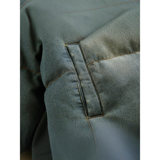 Unisex Kurze Oversize-Steppjacke mit Stehkragen, Kordelzug und elastischen Ärmelbündchen Shop Nory