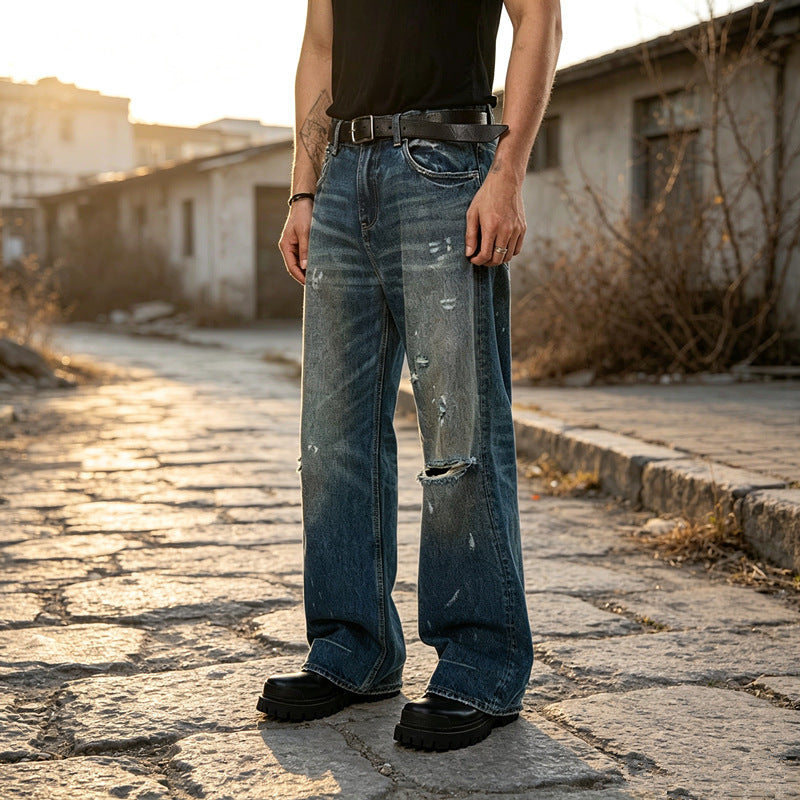 Herren Weite, Ripped Jeans Shop Nory
