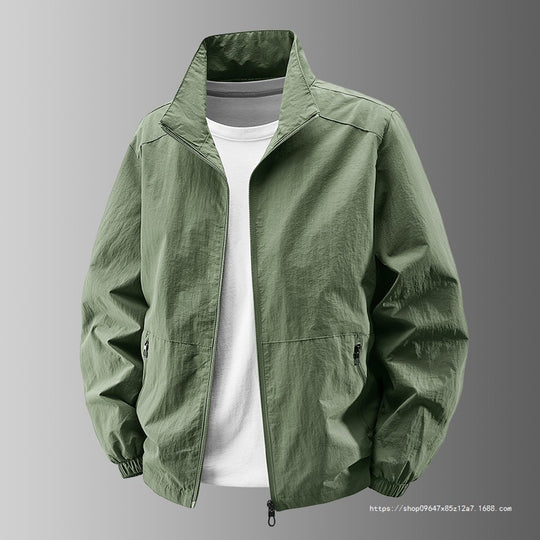 Herren Ultralight Technical Blousonjacke mit elastischen Bündchen, verdeckten Reißverschlusstaschen & atmungsaktivem Nylonmix Shop Nory